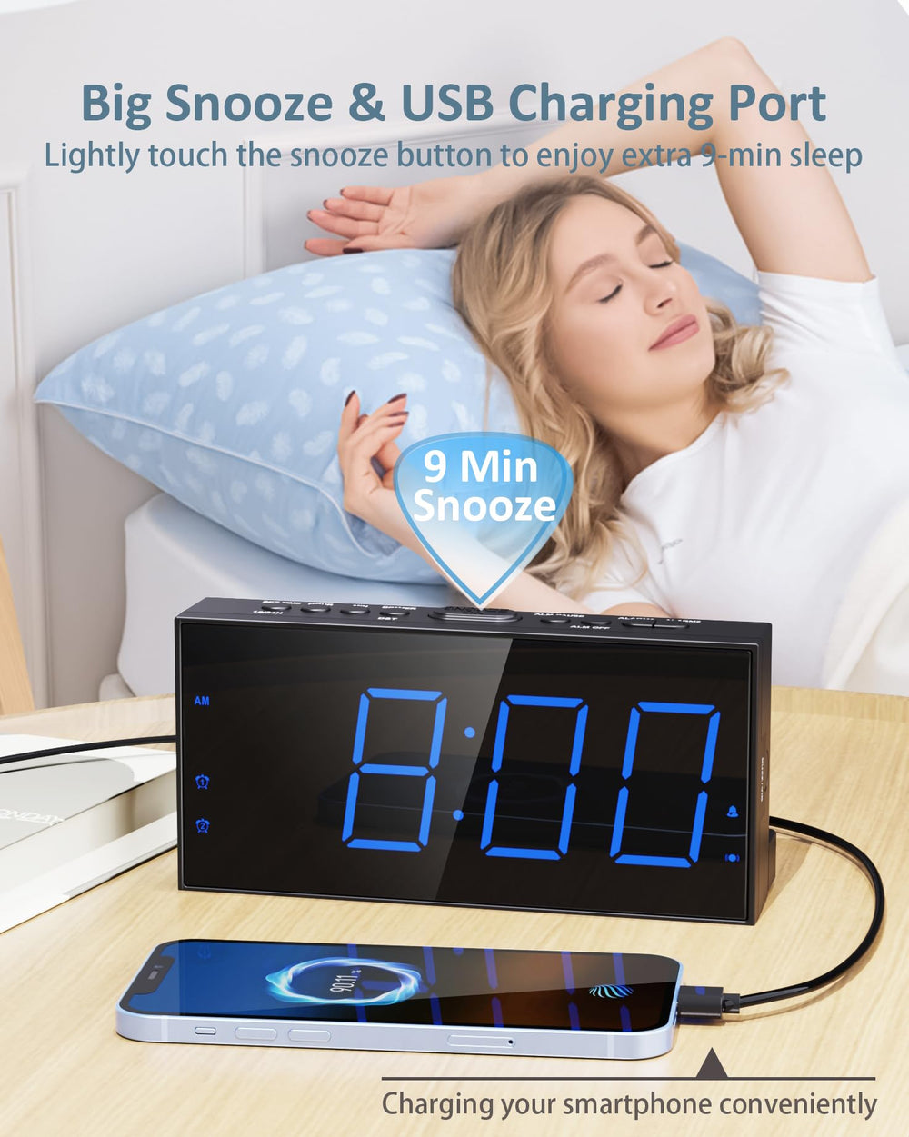 Roxicosly size comparison next to a cup to show compact bedside footprint