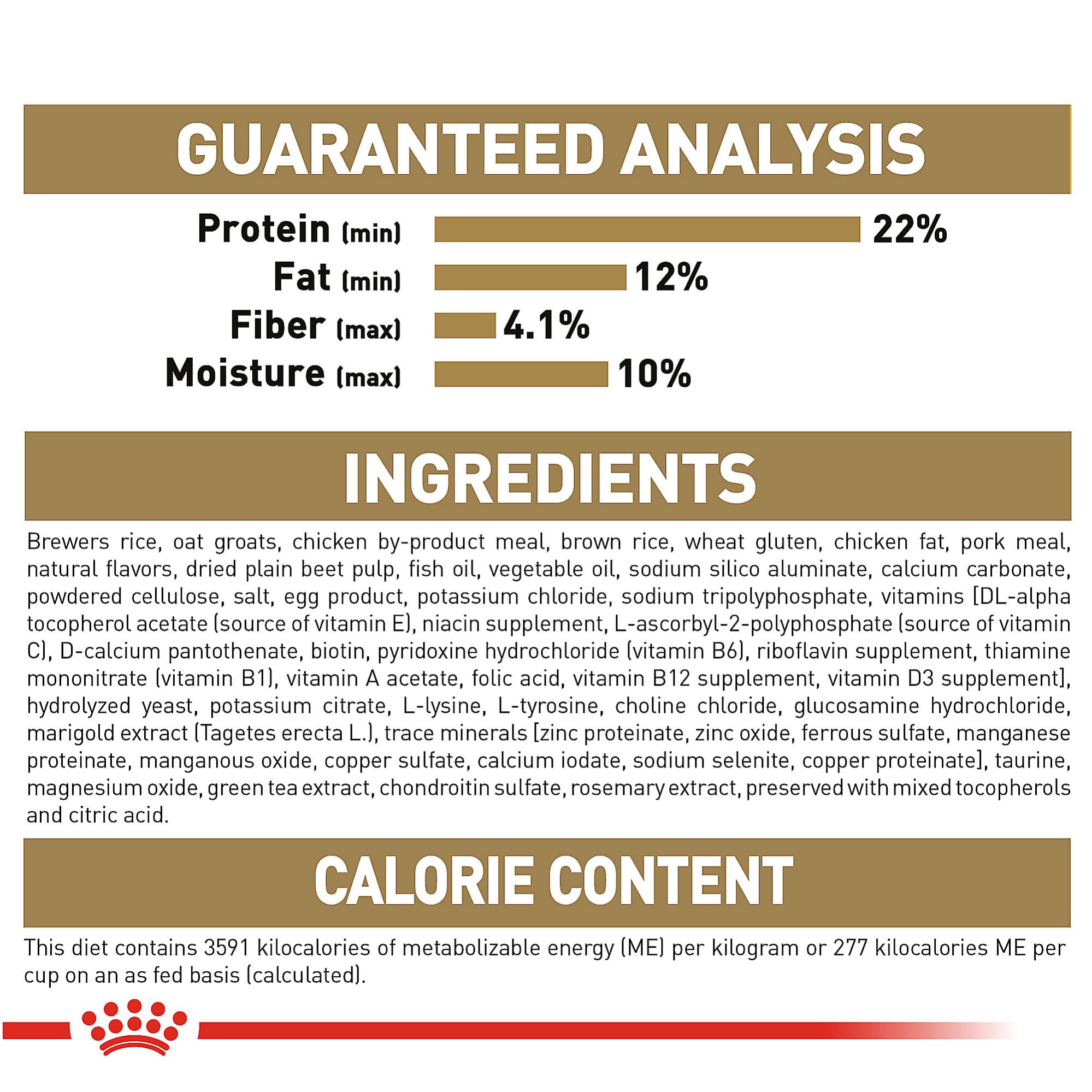 ROYAL CANIN graphic of joint motion showing EPA and DHA support benefit