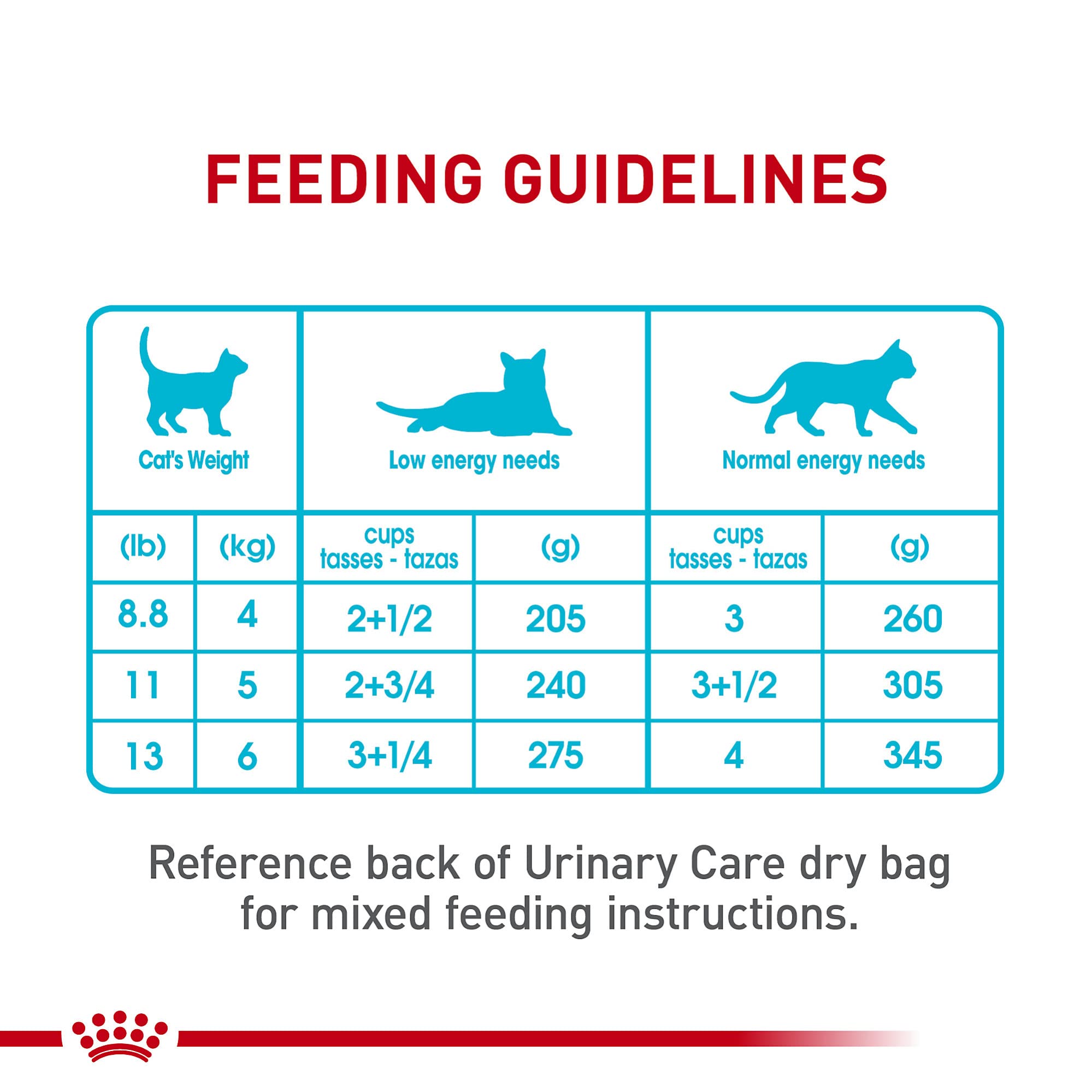 Royal Canin cat eating in kitchen lifestyle scene showing satisfied pet