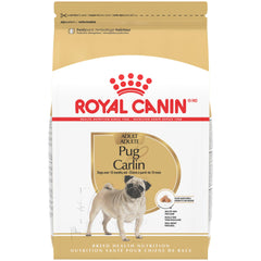 ROYAL CANIN front of bag view showing breed-specific benefits