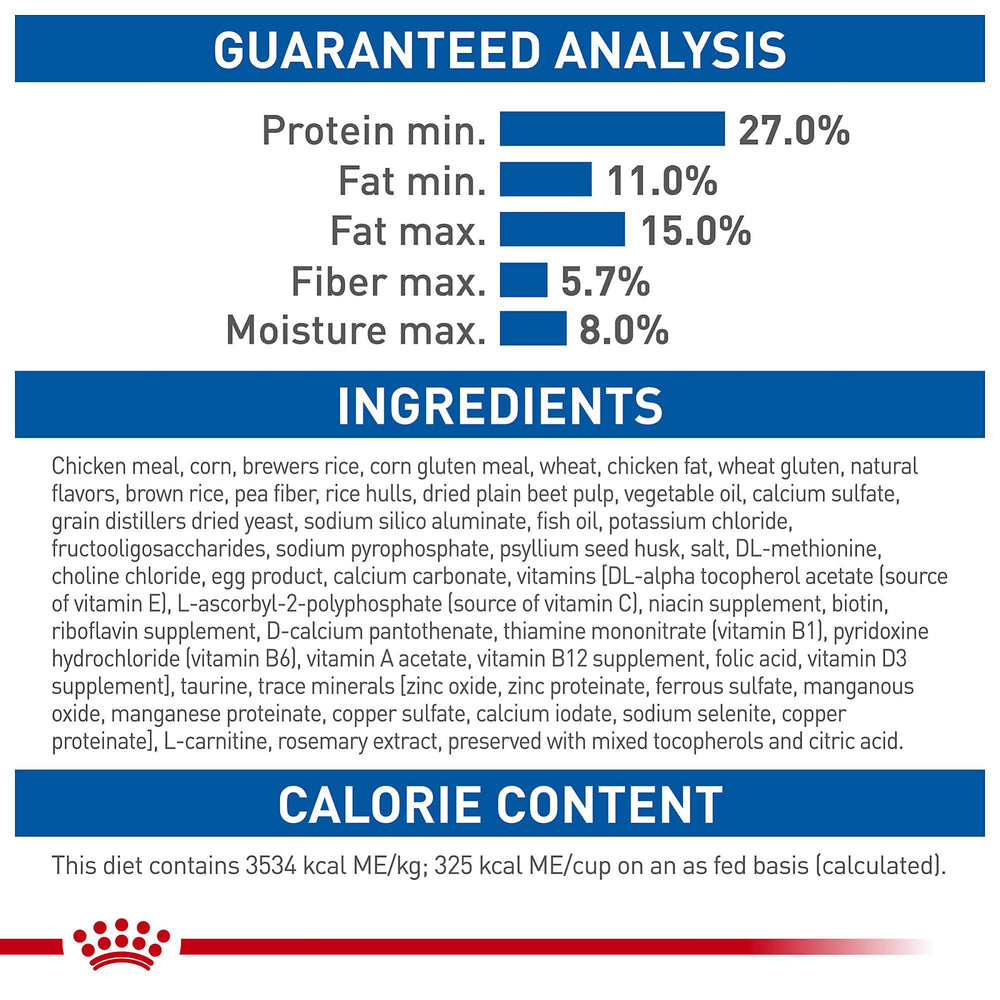 ROYAL CANIN mixed wet and dry bowl offering enhanced palatability