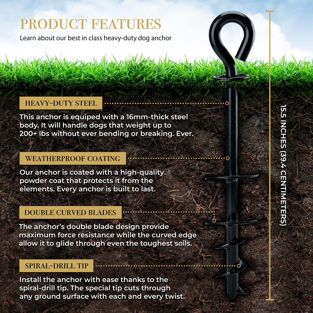 ROYAL PAW curved double blades detail highlighting improved soil grip and stability
