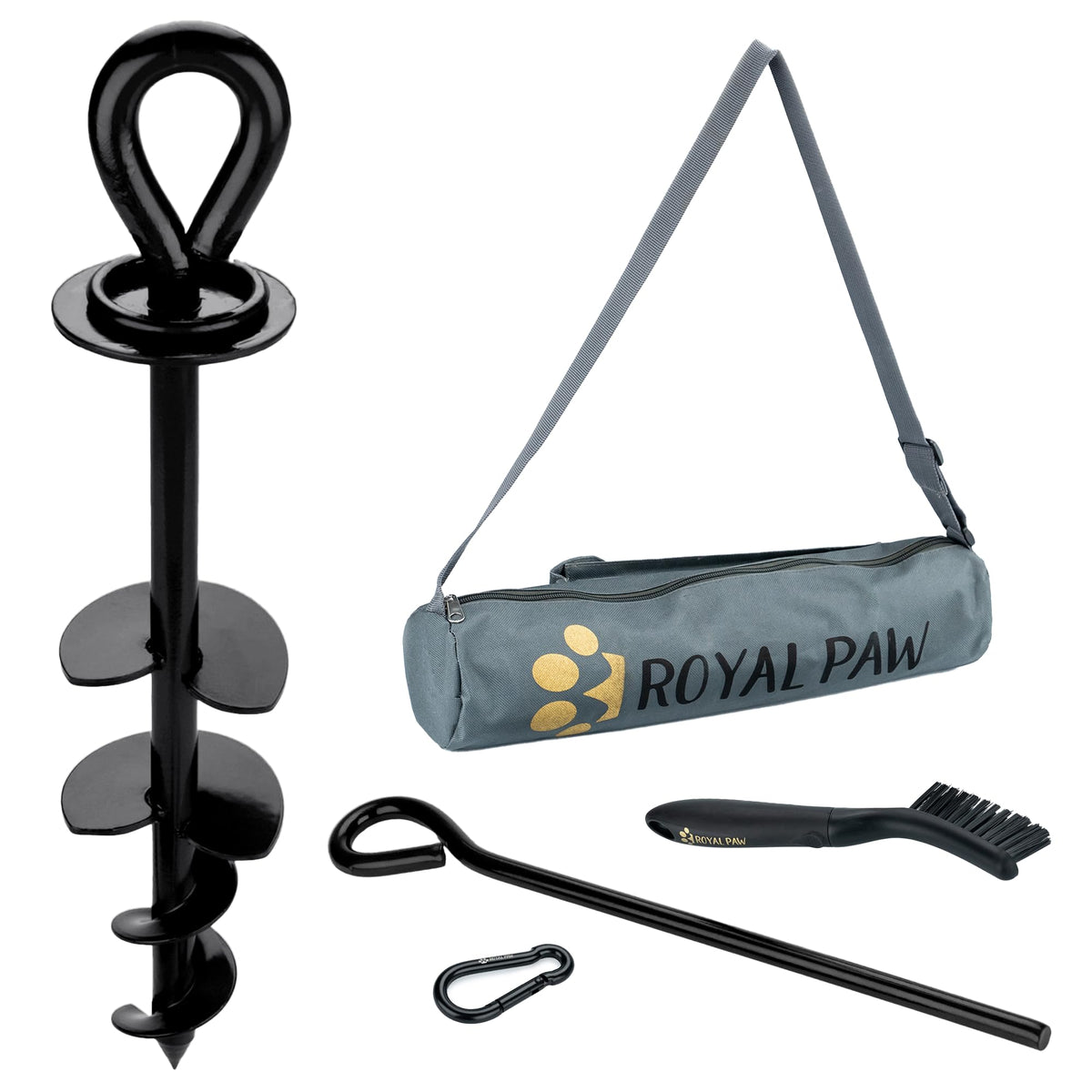 ROYAL PAW front packaging showing stake and water-resistant box for gifting benefit