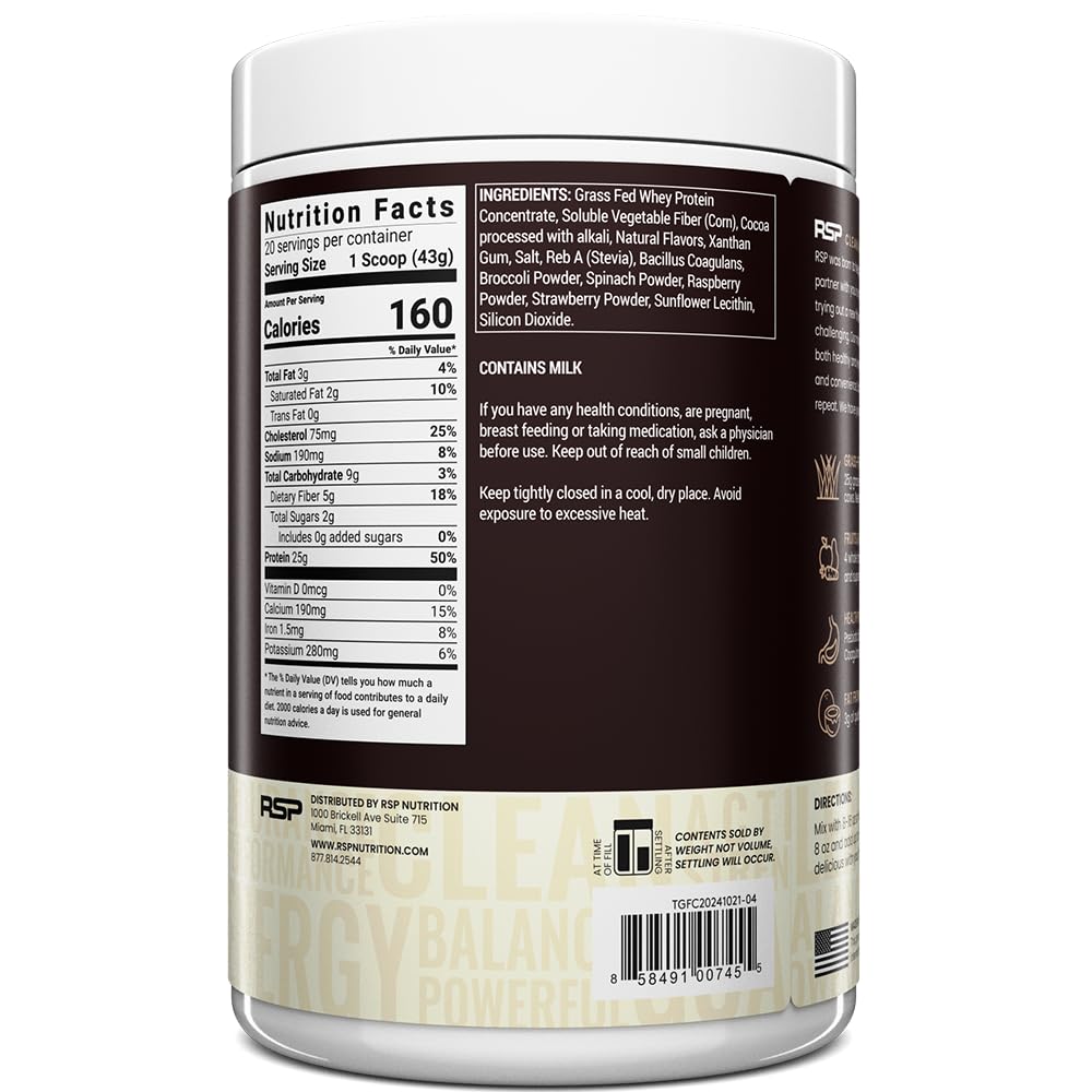 RSP NUTRITION TrueFit spoon stirring in water to show easy mixability