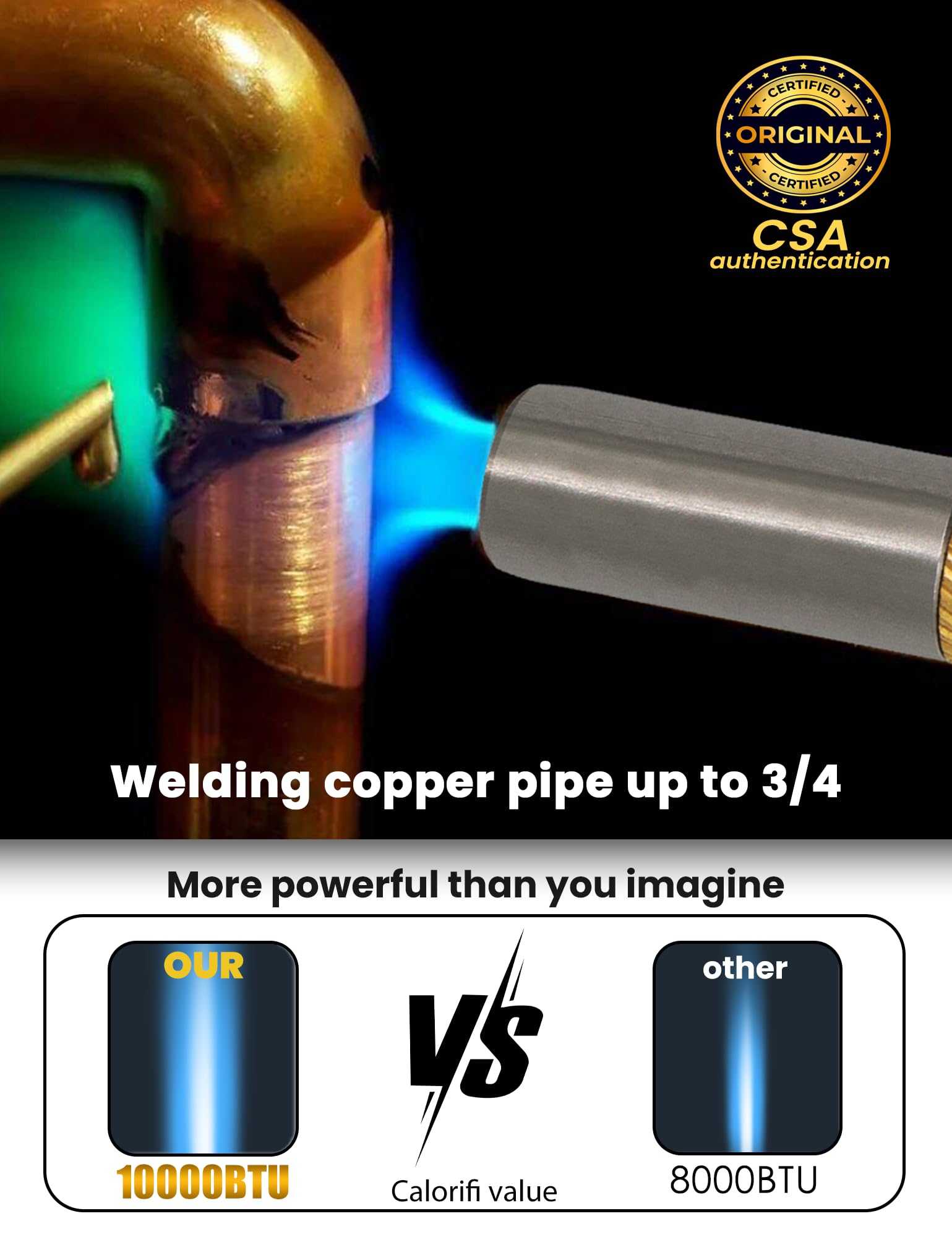 RTTOOA nozzle and brass valve detail highlighting durable components and safety