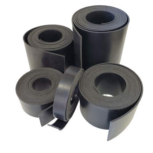 Rubber Sheet Warehouse close-up edge profile showing neat cut and consistent thickness benefit