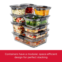 Rubbermaid Brilliance glass base detail highlighting oven-safe durability