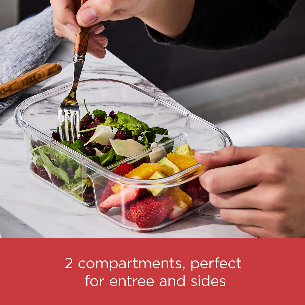 Rubbermaid Brilliance size comparison in hand showing lightweight, portable benefit