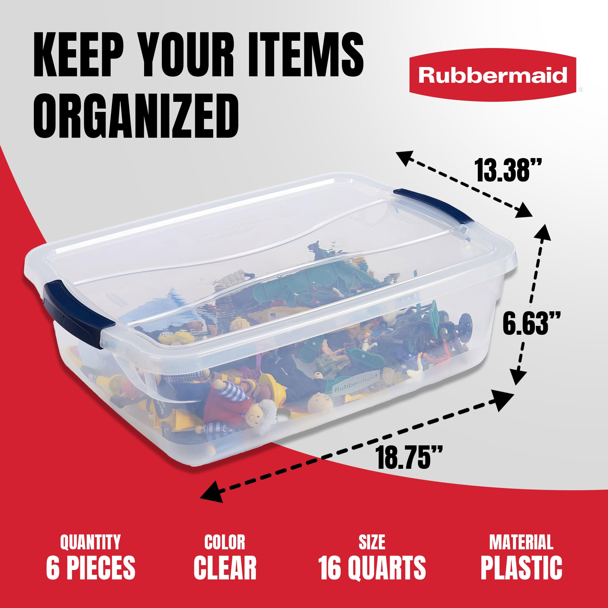 Rubbermaid handle and latch detail showing durable closure benefit