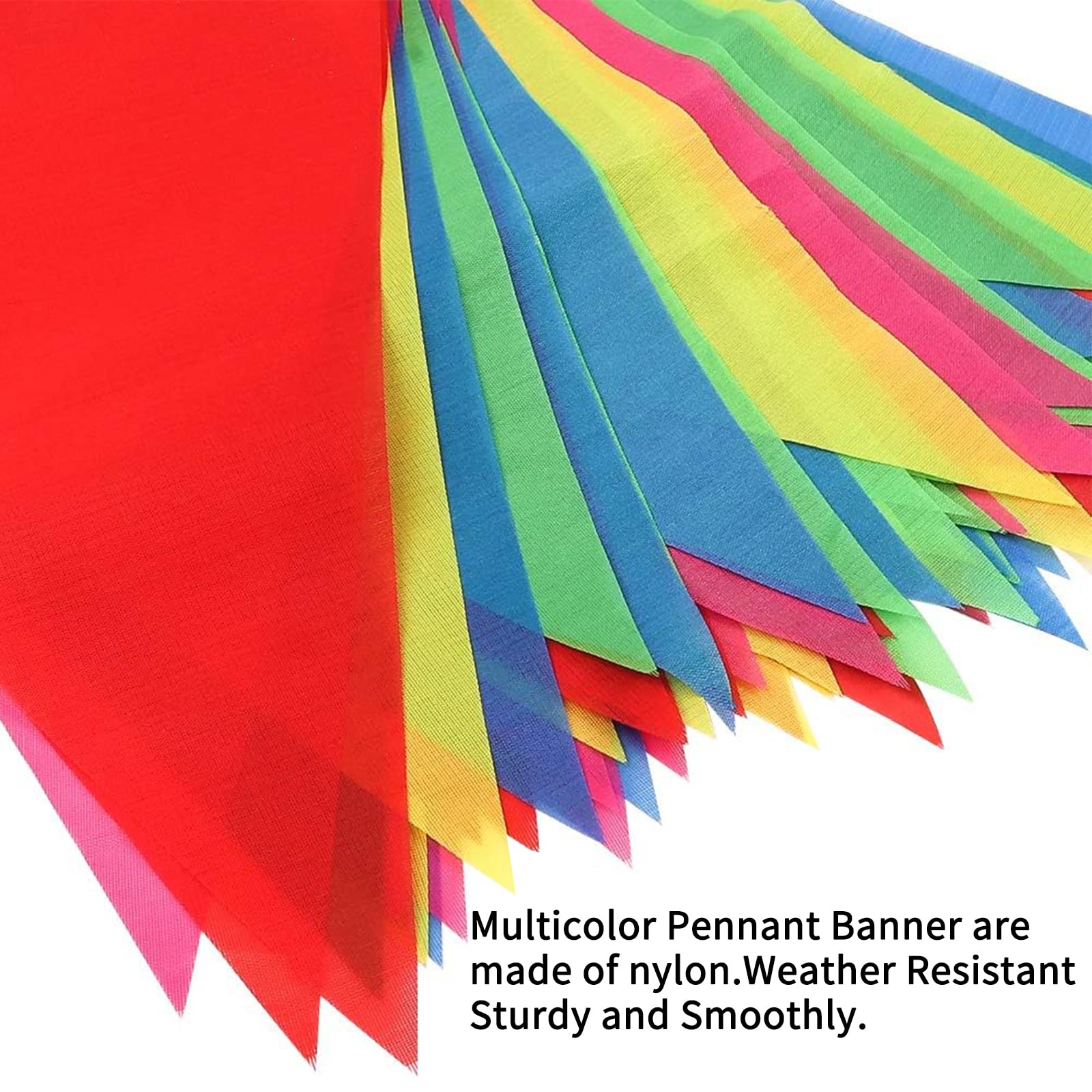 rubfac banners installed at outdoor event adding vibrant color