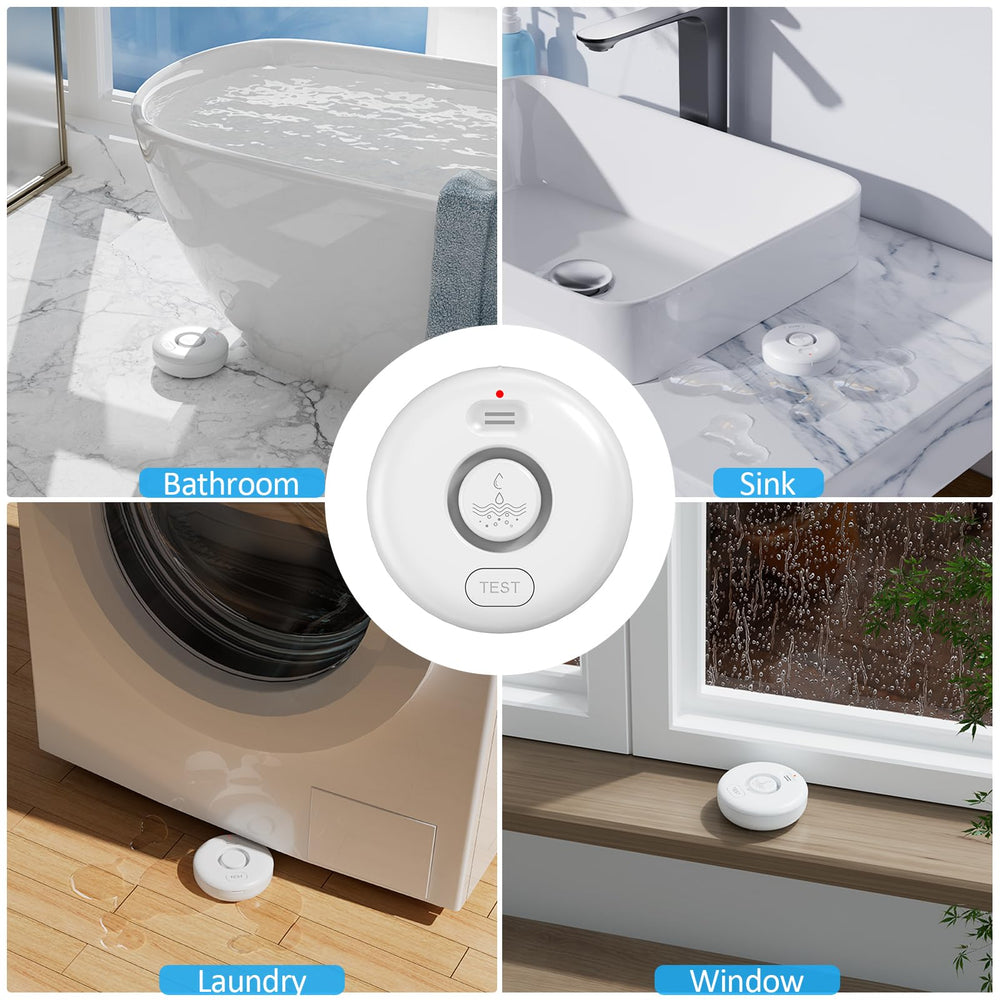 RUIKORING on laundry room floor illustrating appliance leak protection benefit