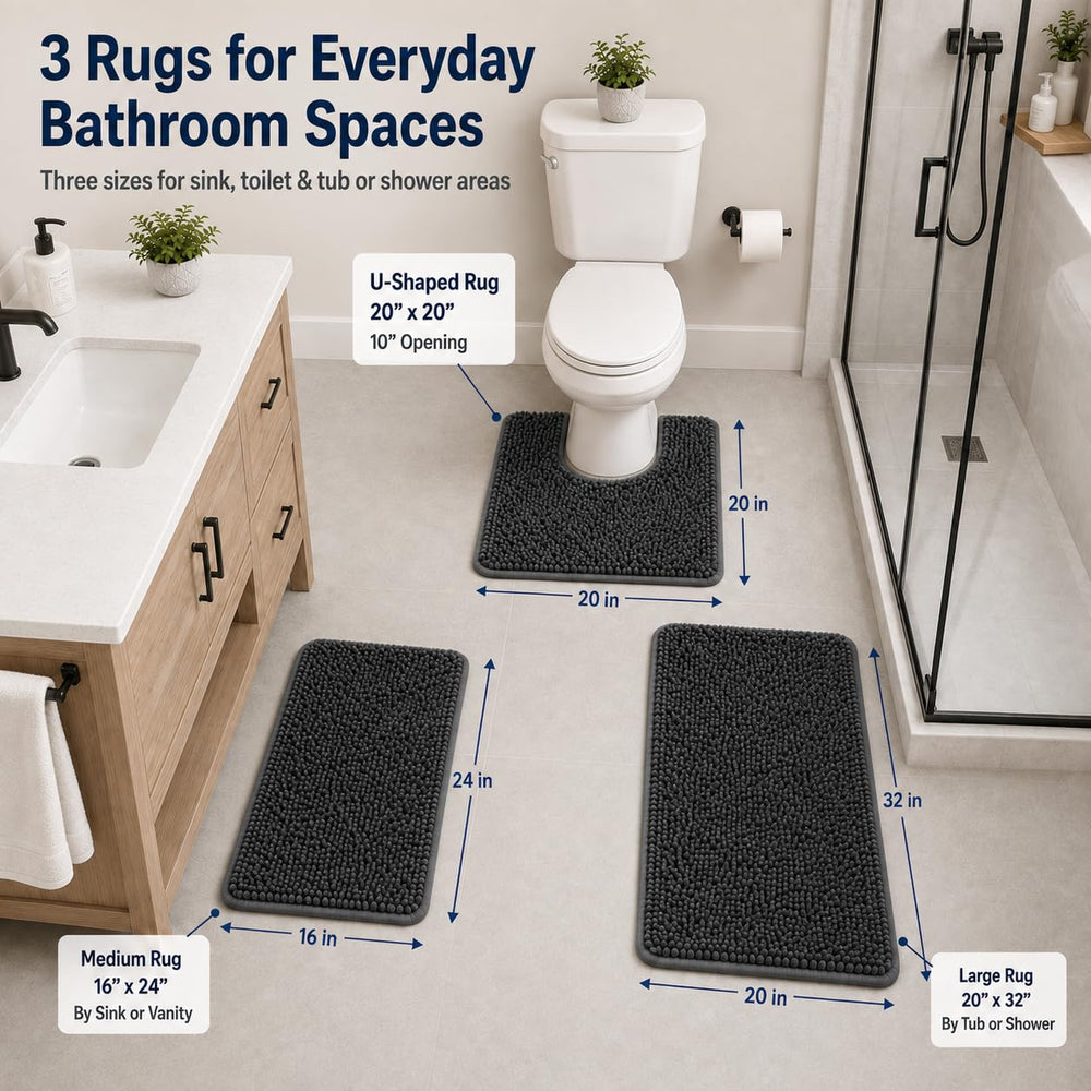 RUN HELIX PVC backing detail, showing anti-slip grip for safer bathroom floors