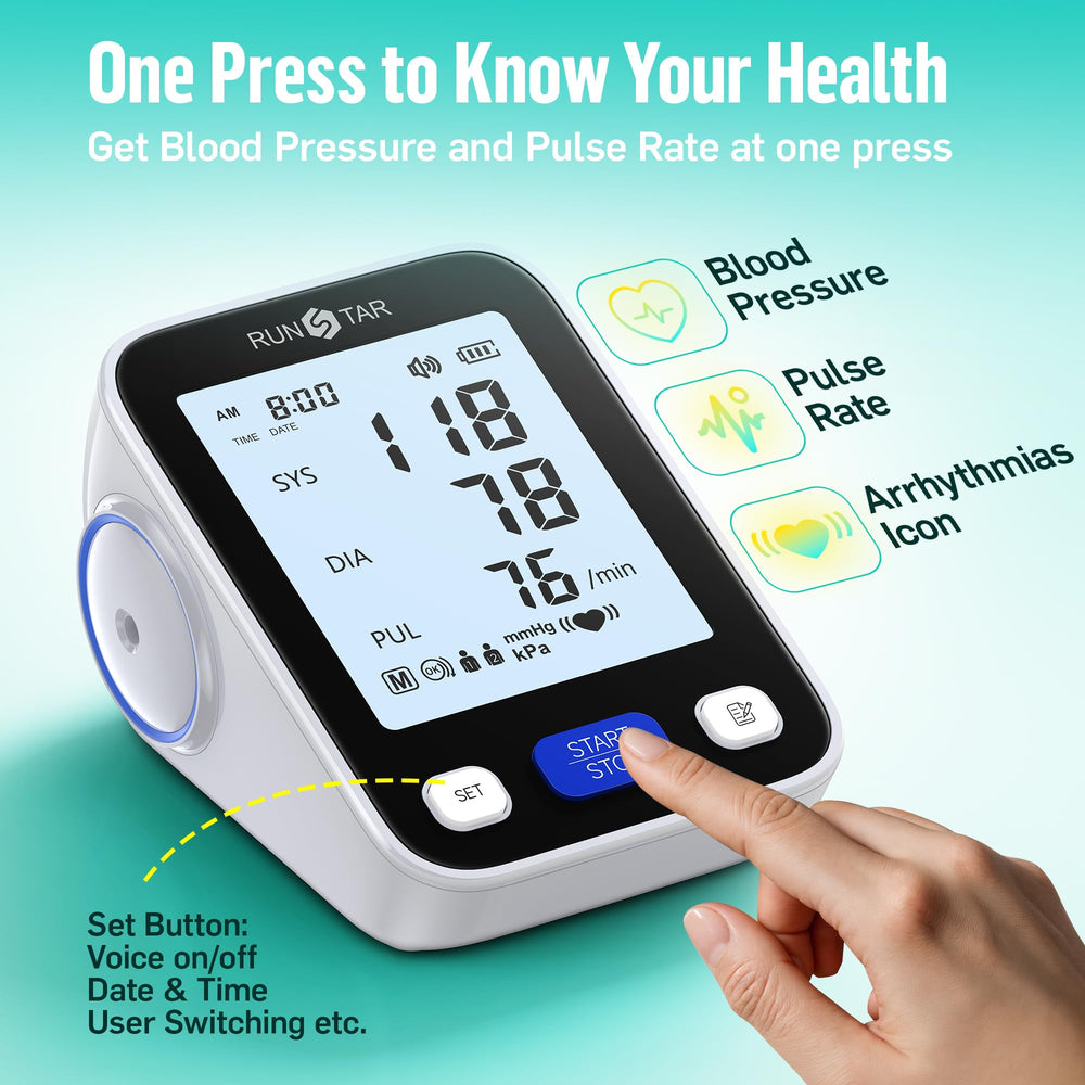runstar device side profile compact design and intuitive single-button control