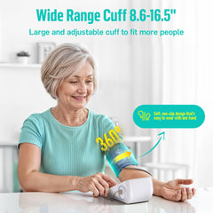 runstar in use on arm home measurement with stable cuff and quick reading