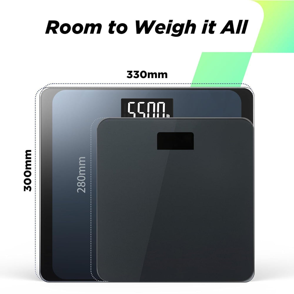 runstar scale placed in bathroom lifestyle scene for convenient everyday use