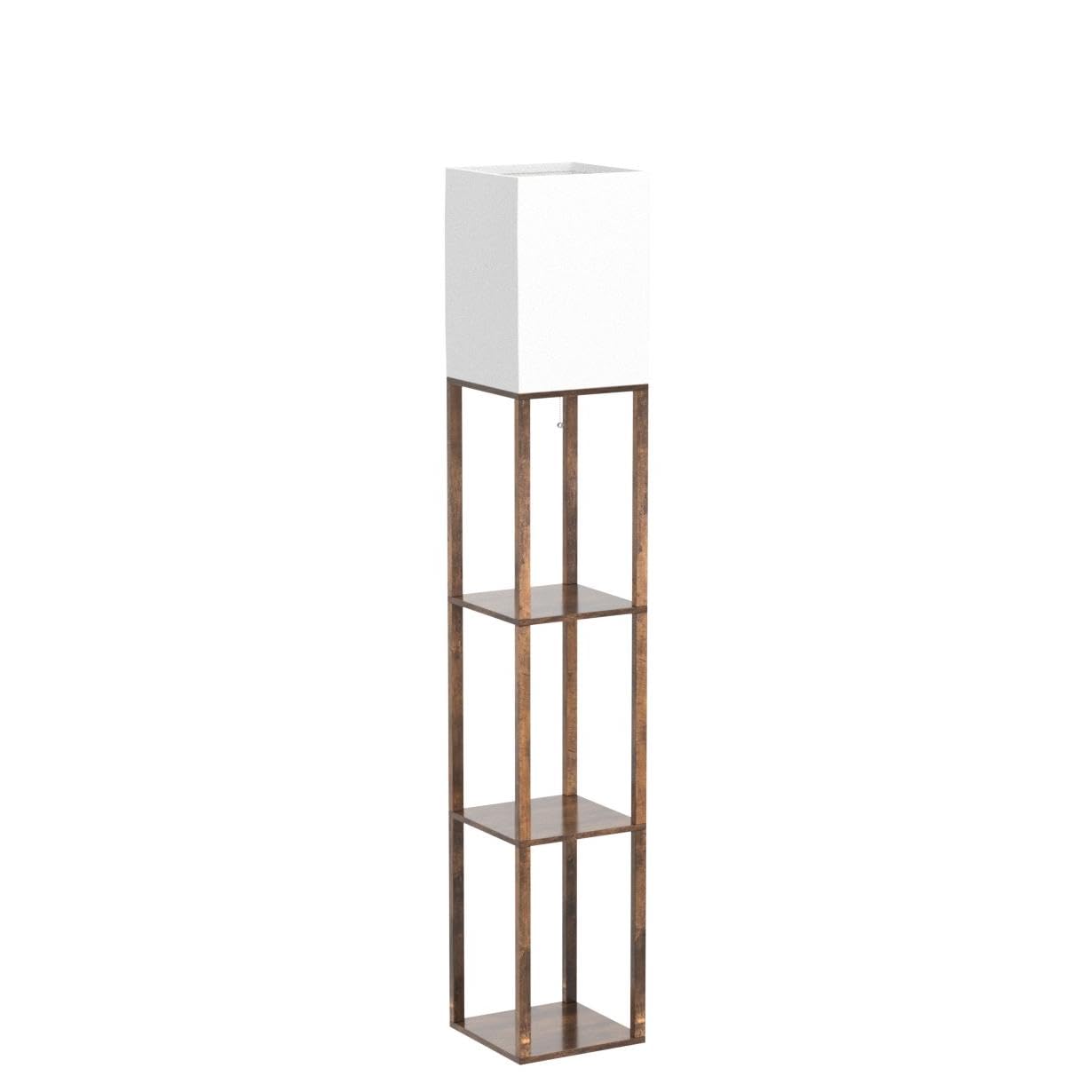 RUNTOP lamp in living room offering layered light and decorative storage