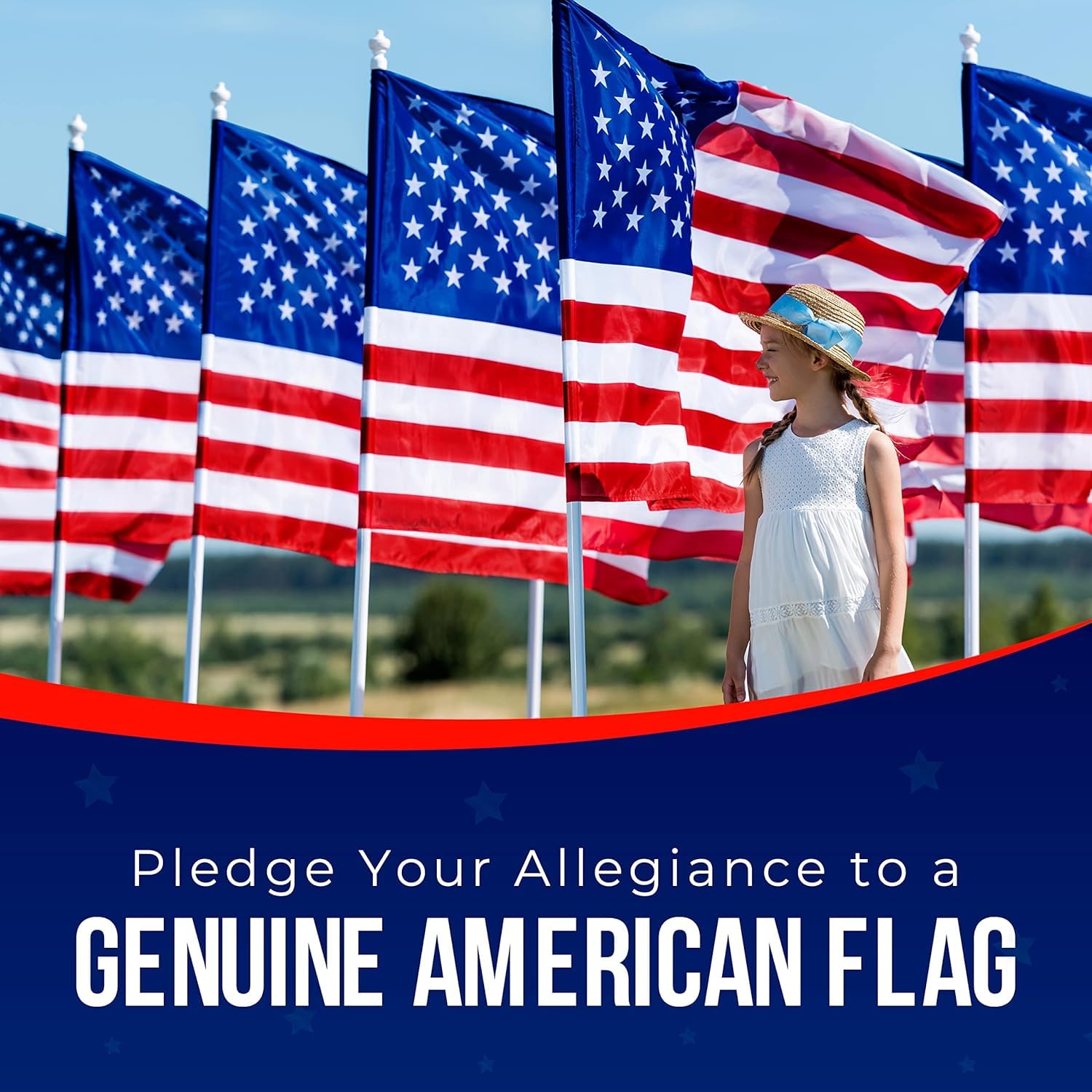 Rushmore Rose USA flag mounted on porch illustrating decorative display