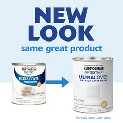 Rust-Oleum brush applying paint close-up demonstrating smooth application benefit