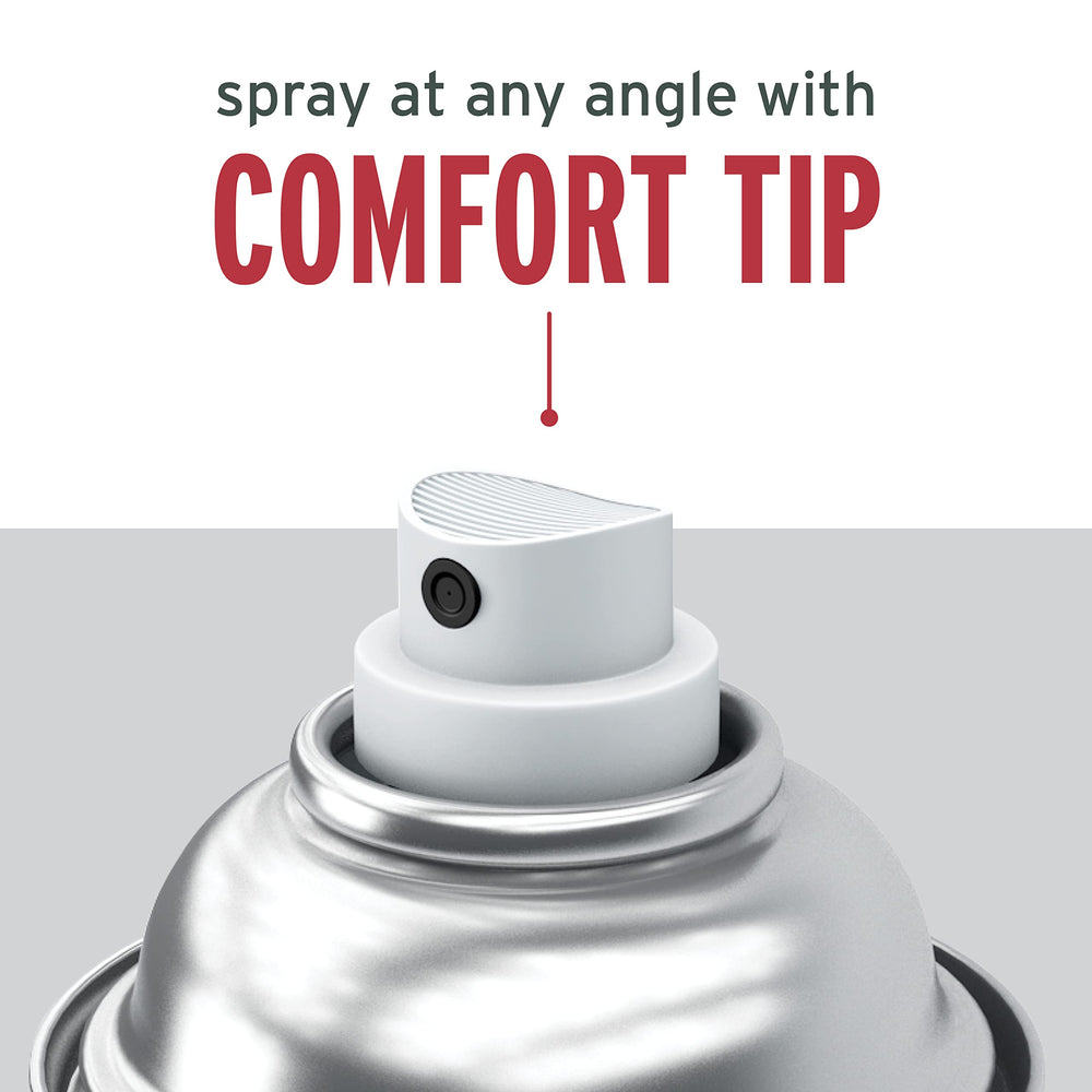 Rust-Oleum spray covering an edge and underside for complete protection