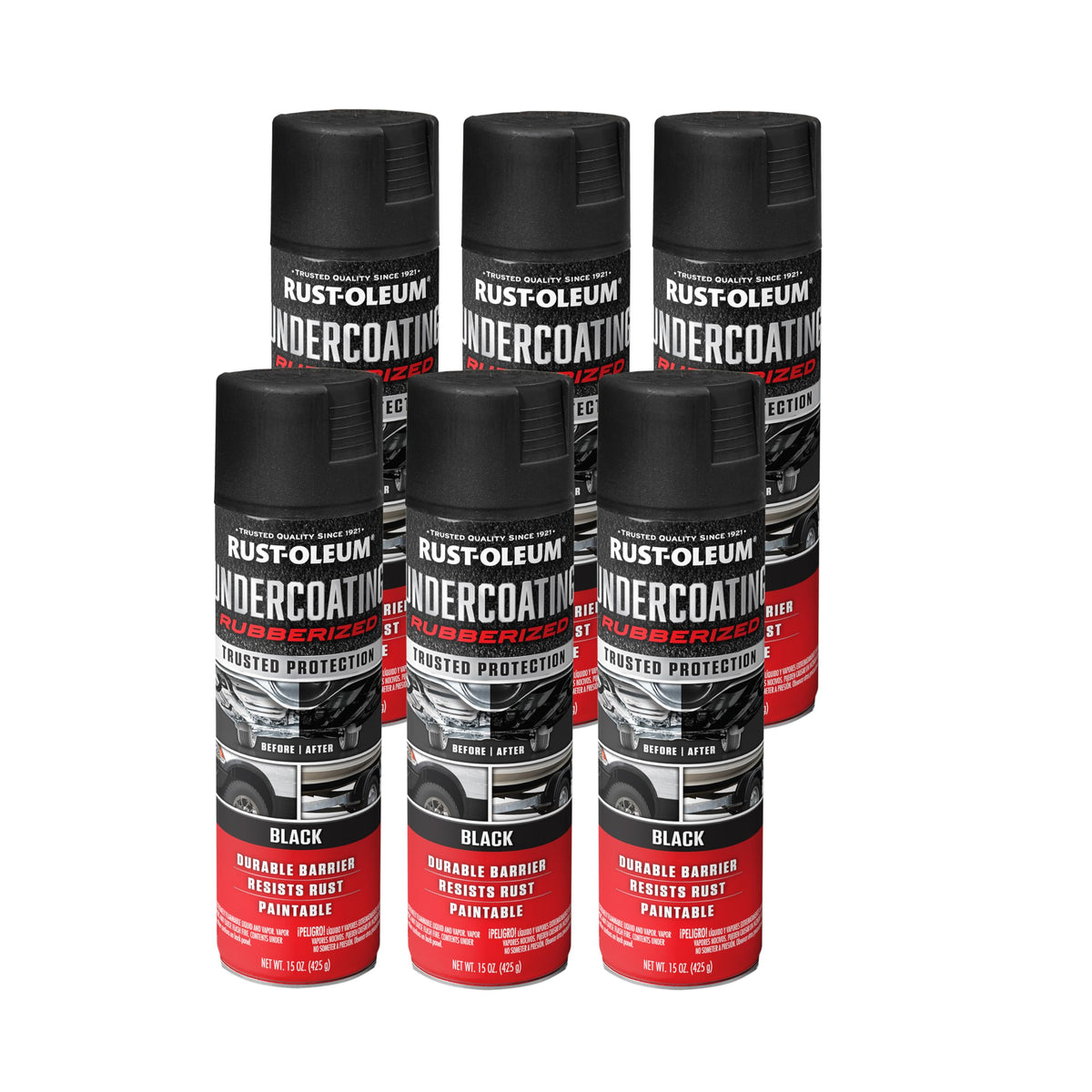 Rust-Oleum front can showing product and protection benefit
