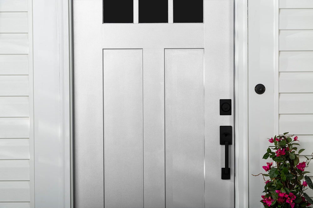 Open can of Rust-Oleum paint showing creamy satin white texture for smooth application and minimal splatter