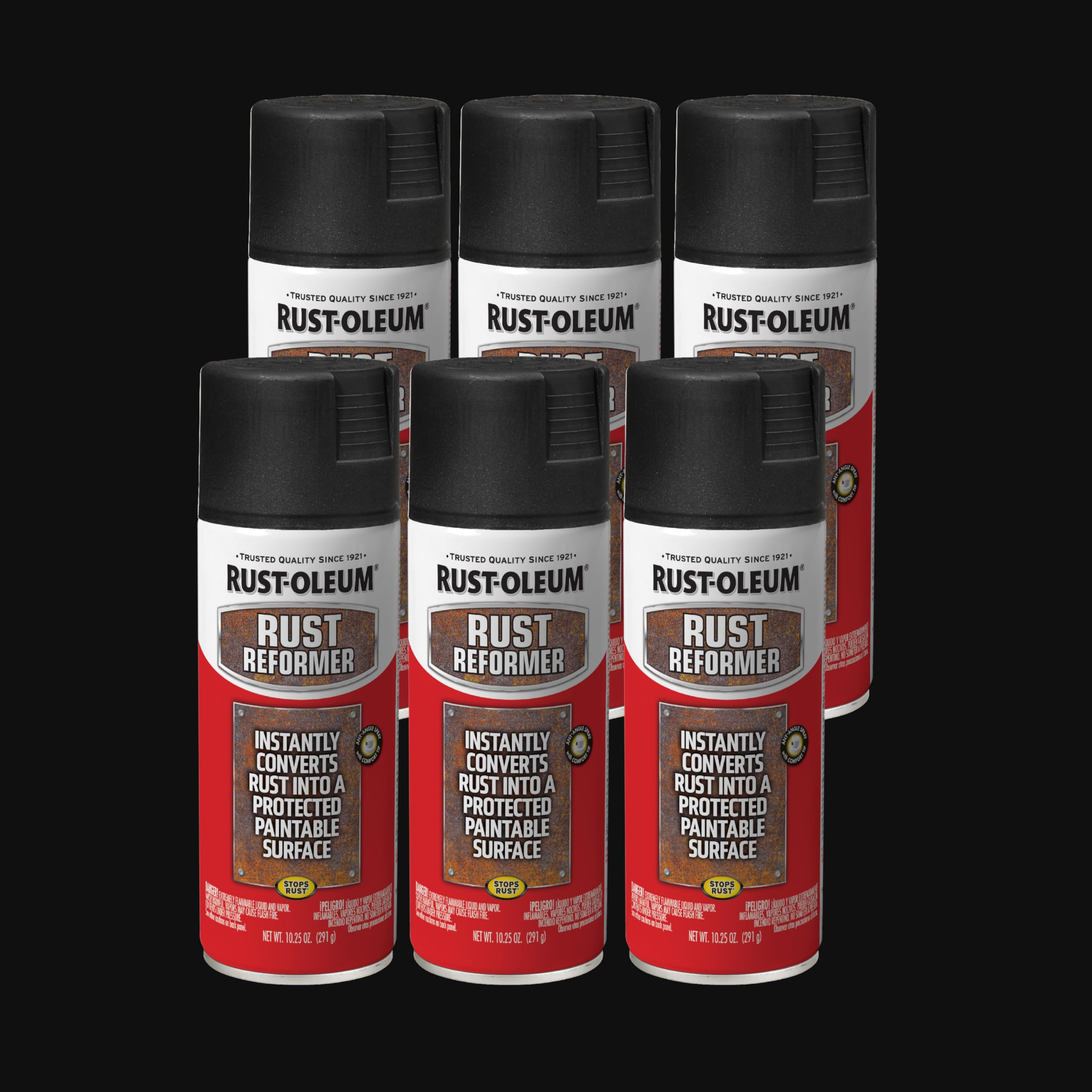 Rust-Oleum close-up of comfort spray nozzle reducing finger fatigue when painting