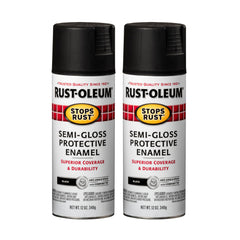 Rust-Oleum spray can front view showing product and protection