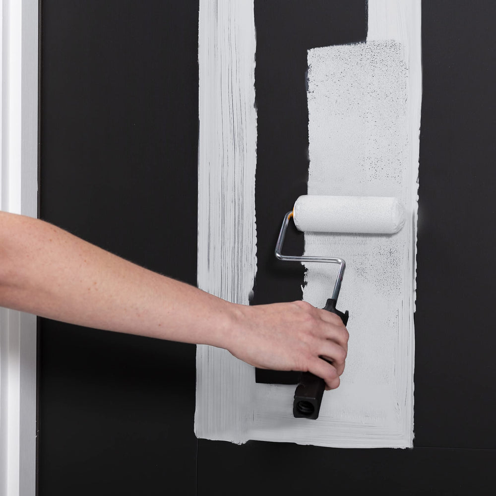 Trim detail close-up painted with Rust-Oleum highlighting chip-resistant finish and clean edge definition