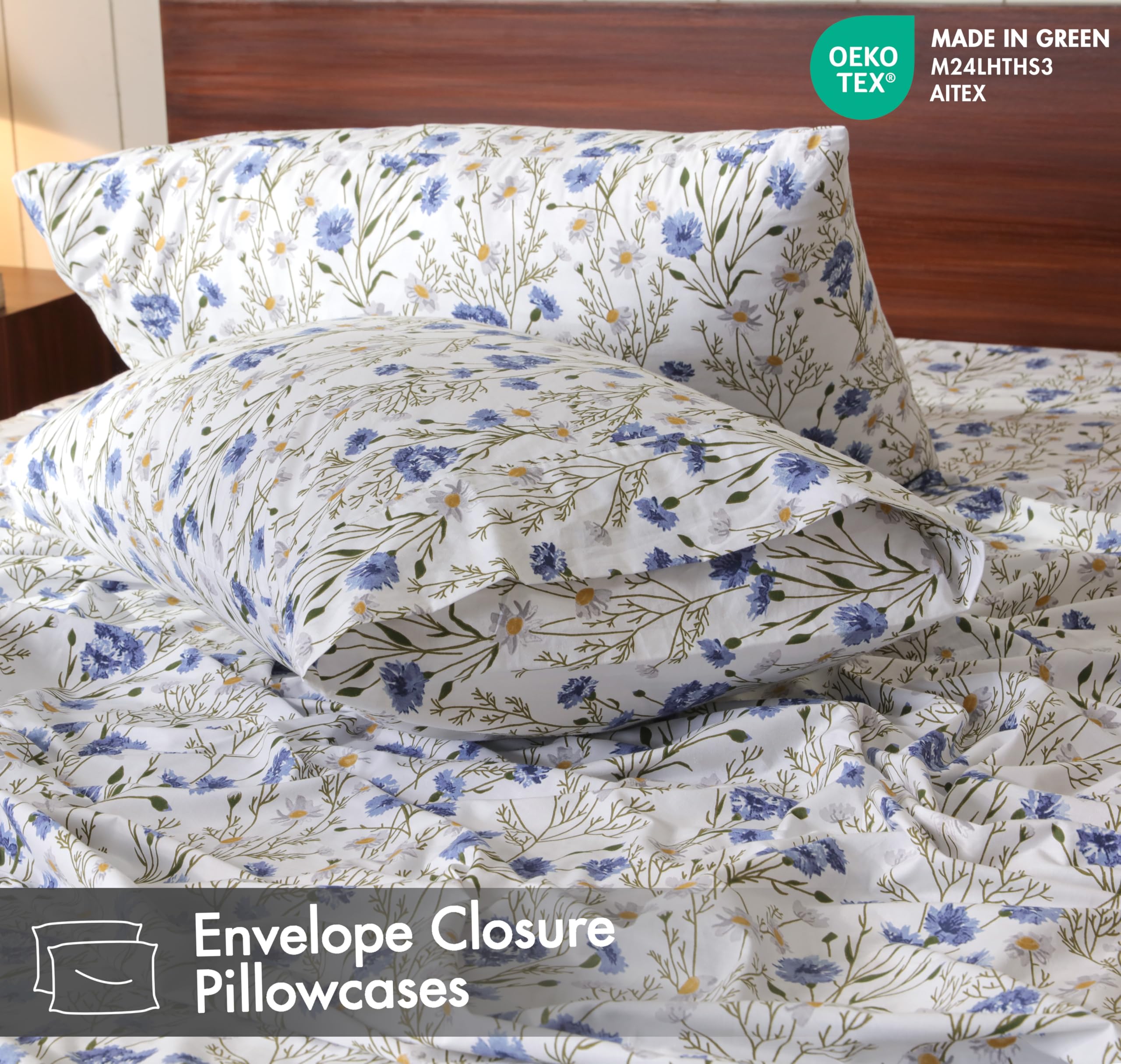RUVANTI weave texture macro highlighting percale breathable weave benefit