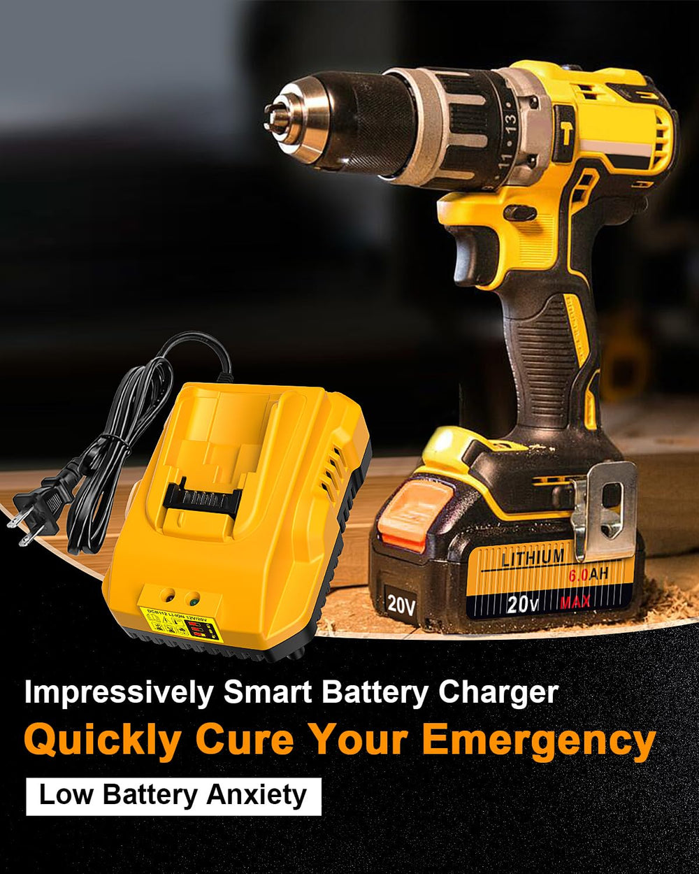 Ruzixt DCB112 on workbench with tools illustrating reliable jobsite readiness benefit