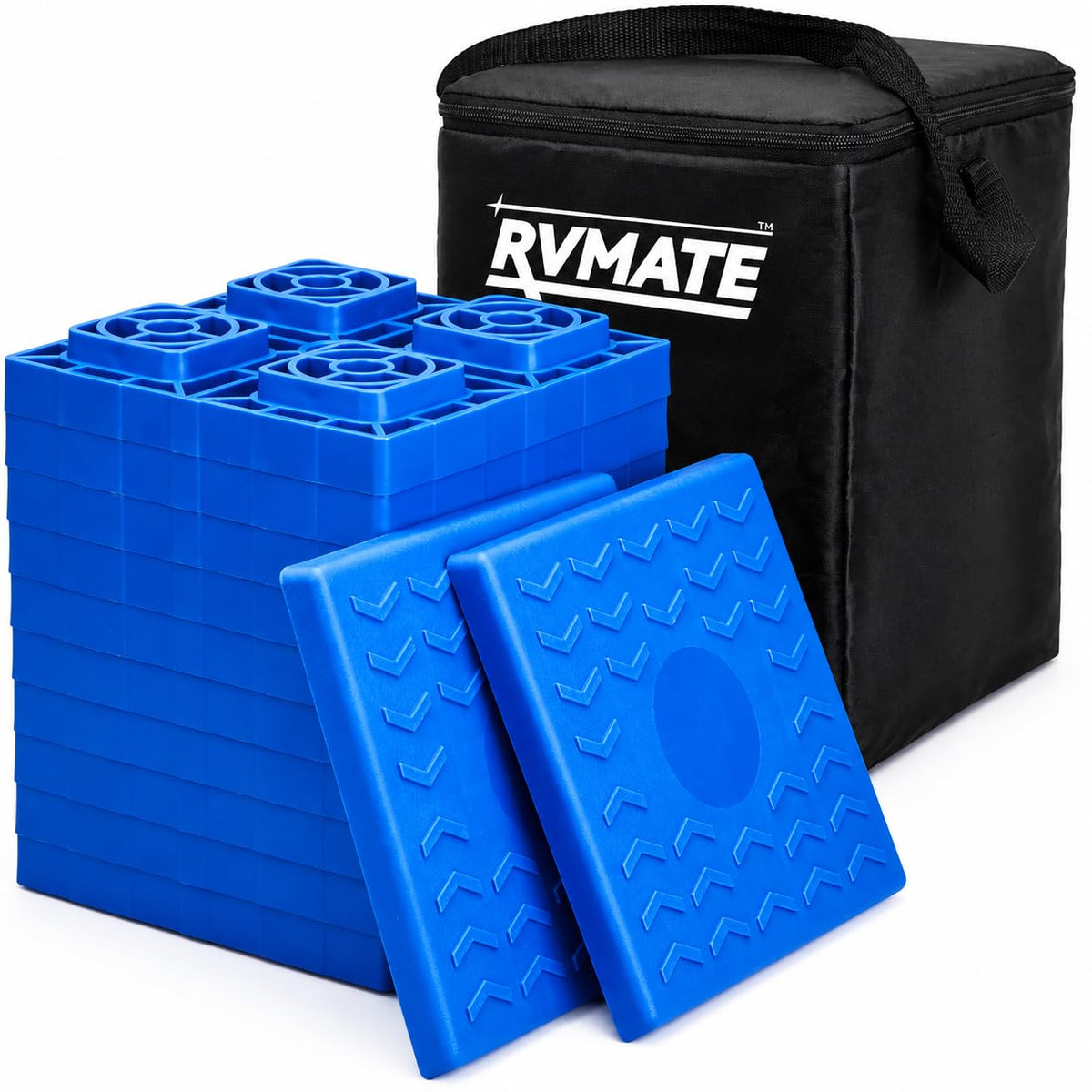 RVMATE front view of the 12 pack showing compact kit and portability benefit