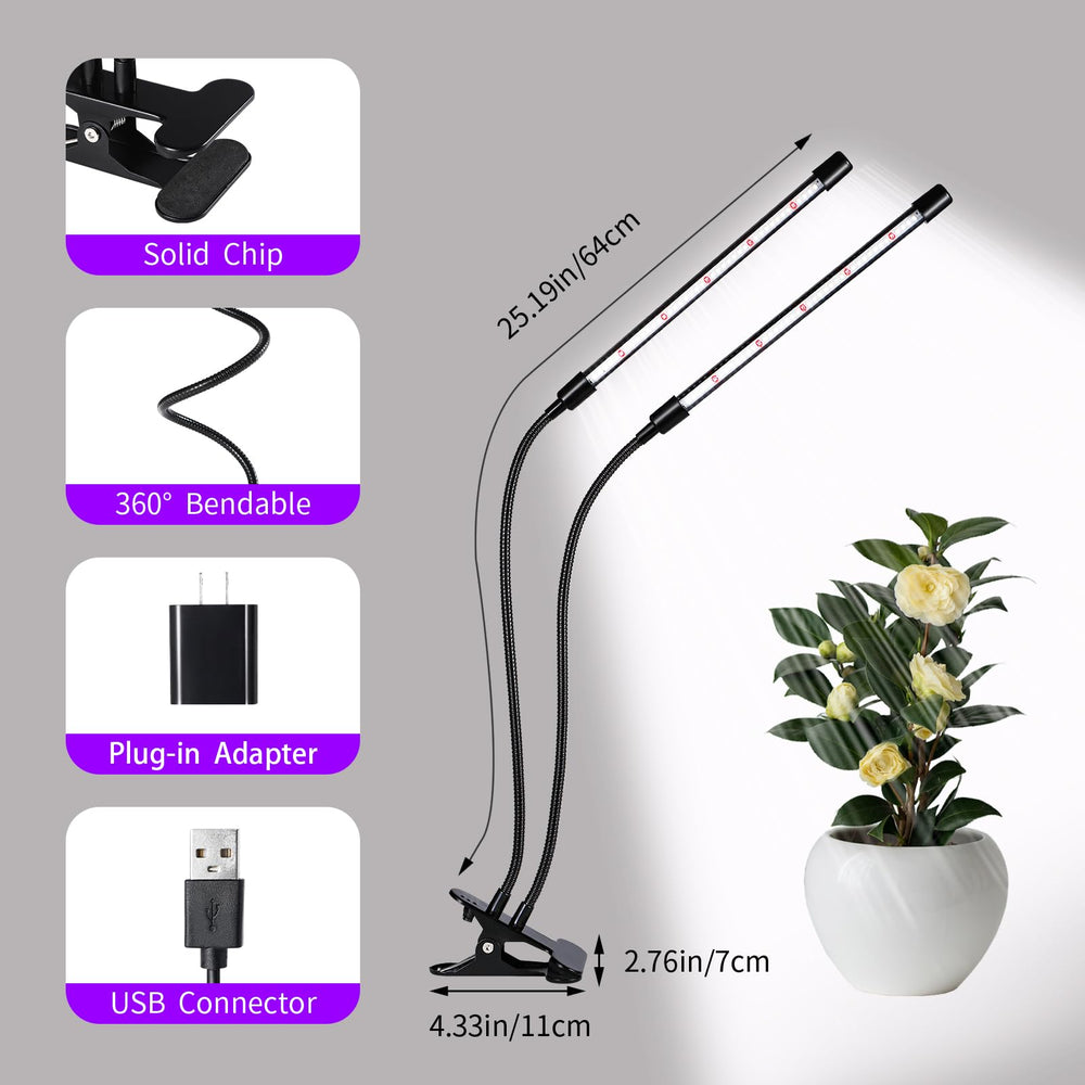 RWNTAO grow light held in hand to show compact size and portability for small indoor gardens