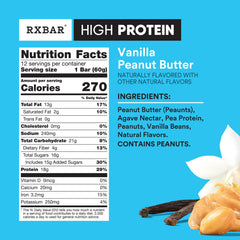RXBAR single unwrapped bar revealing chewy texture and peanut pieces for satisfying bite