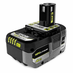 RYOBI PBP004 front view showing pack and durable housing for longer runtime