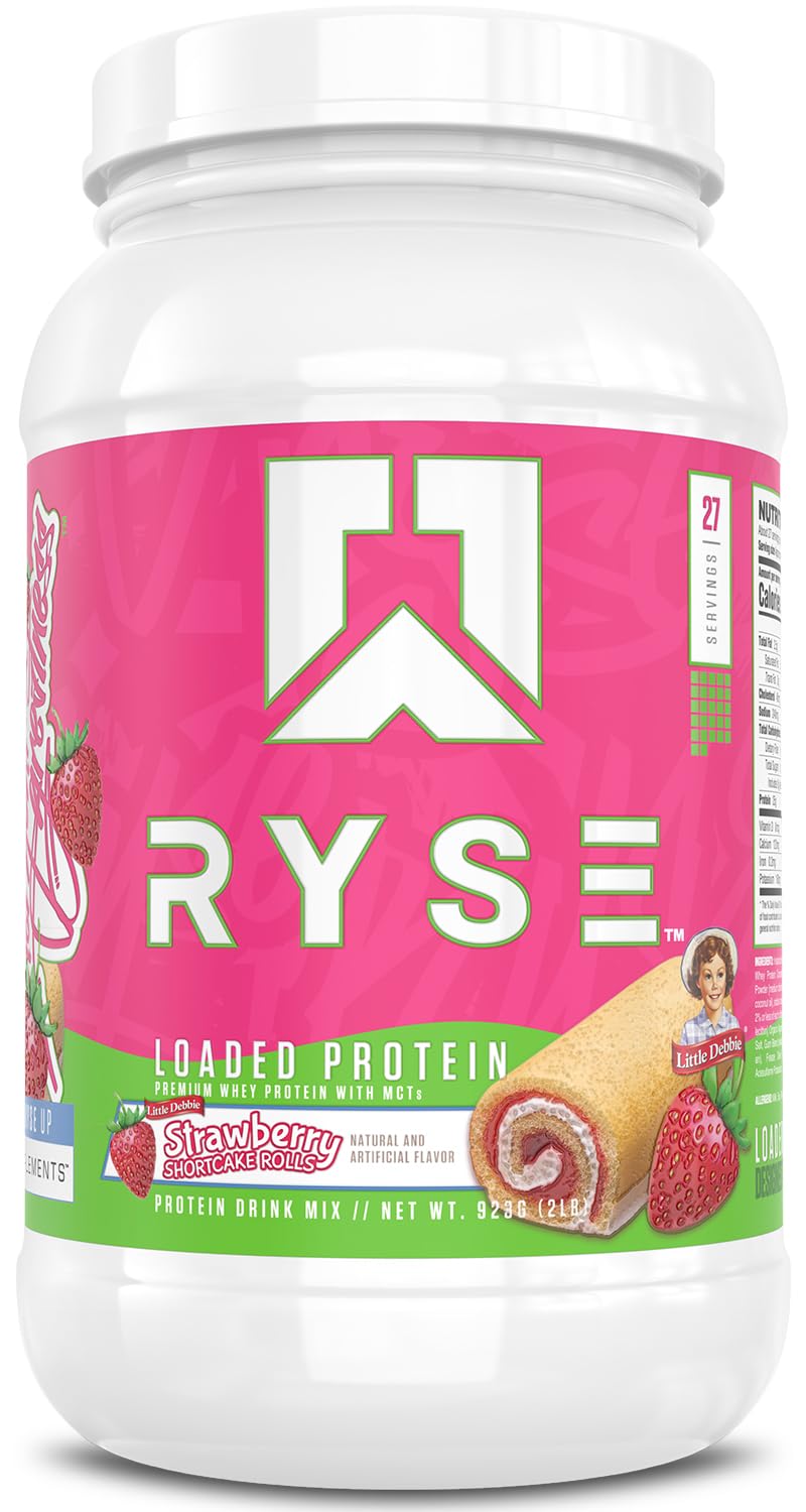RYSE Up Supplements front tub showing brand and flavor for quick identification