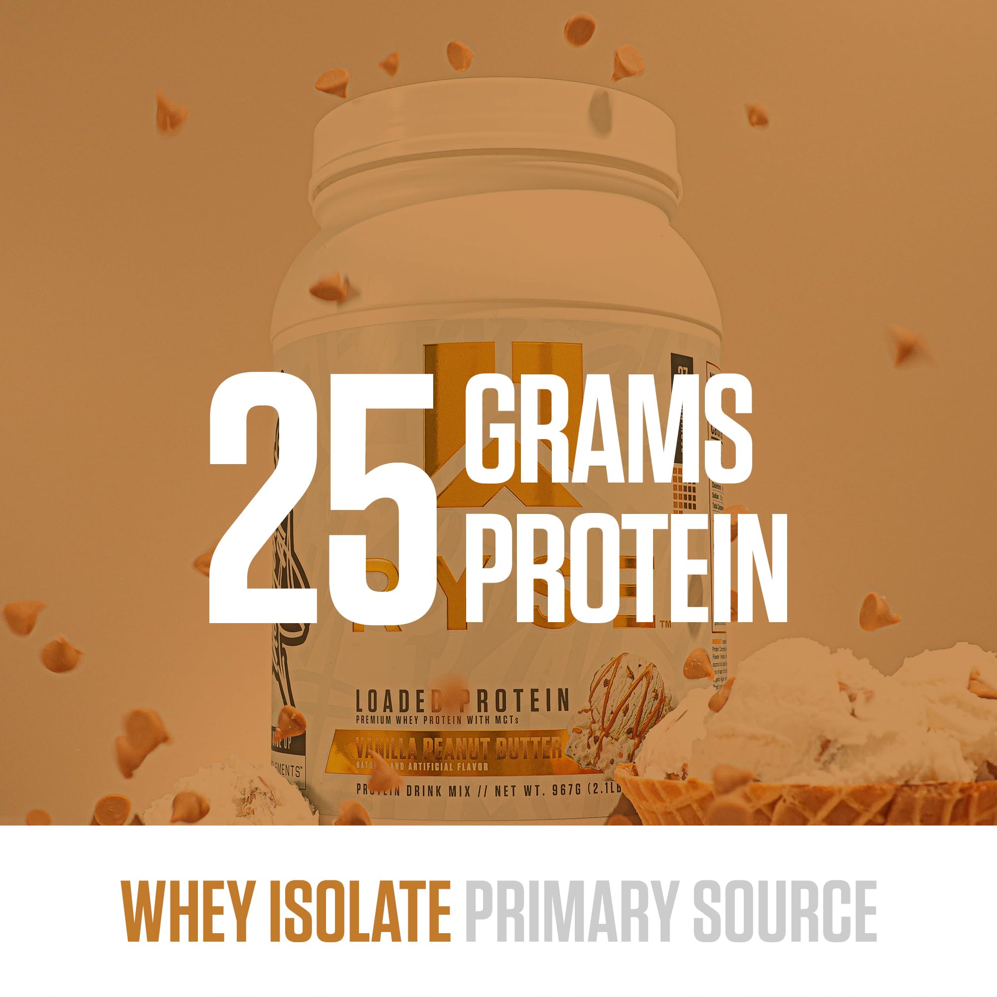 RYSE Up Supplements powder texture close-up showing smooth mixability