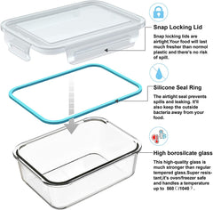 S SALIENT meal-prep container packed in lunchbox showing portable, spill-resistant benefit
