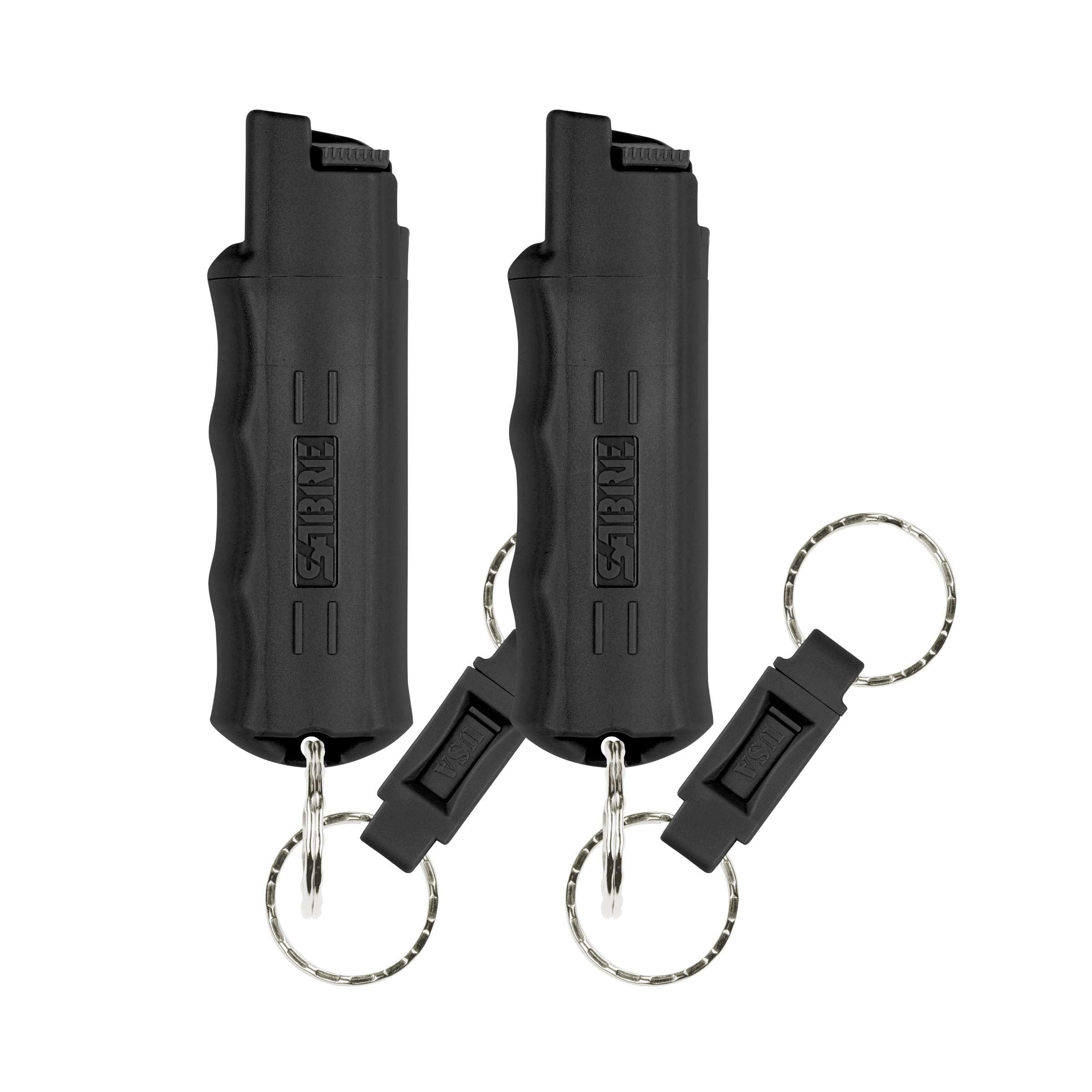SABRE front canister view showing branding and compact design benefit