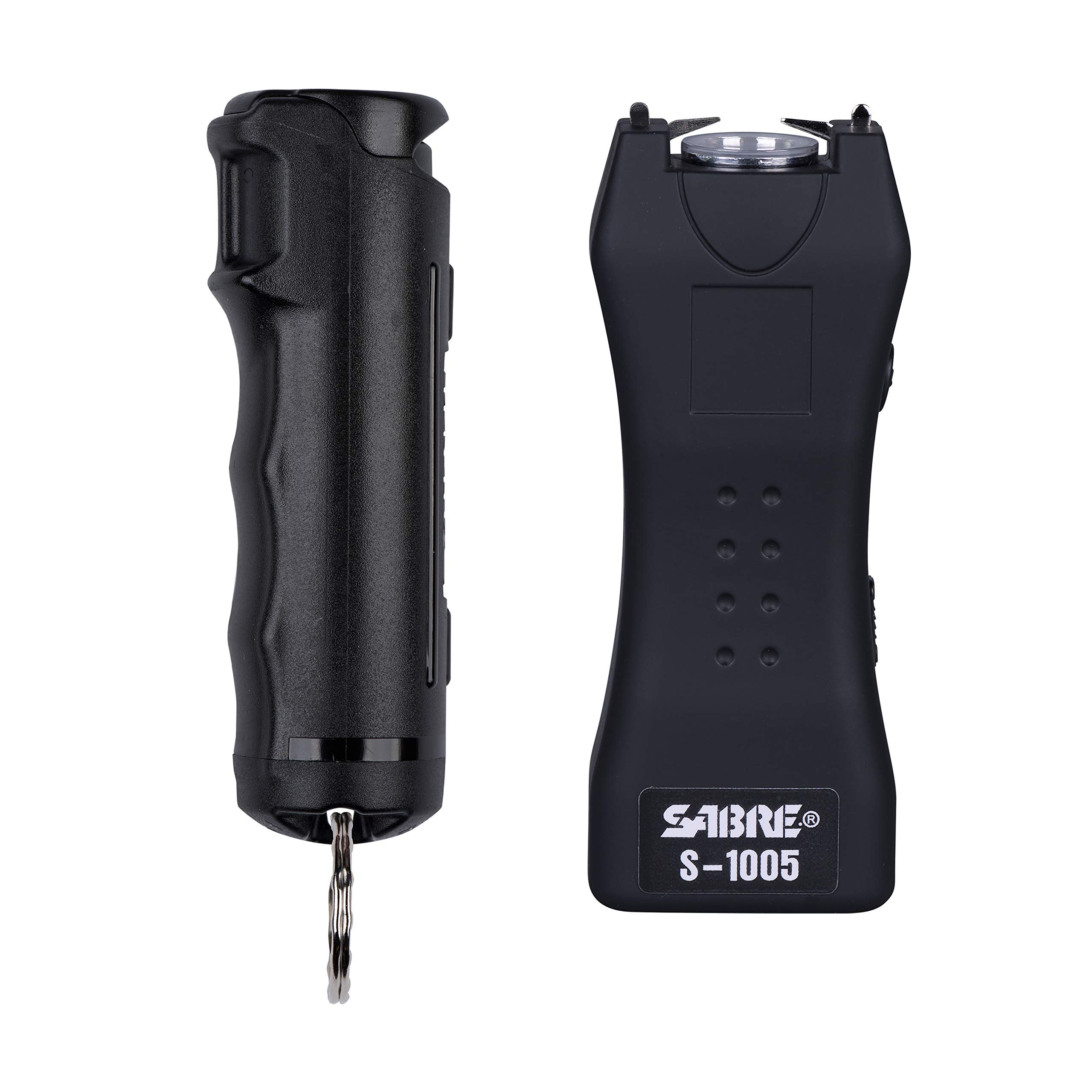 SABRE pepper spray front packaging shows compact protection and fast access