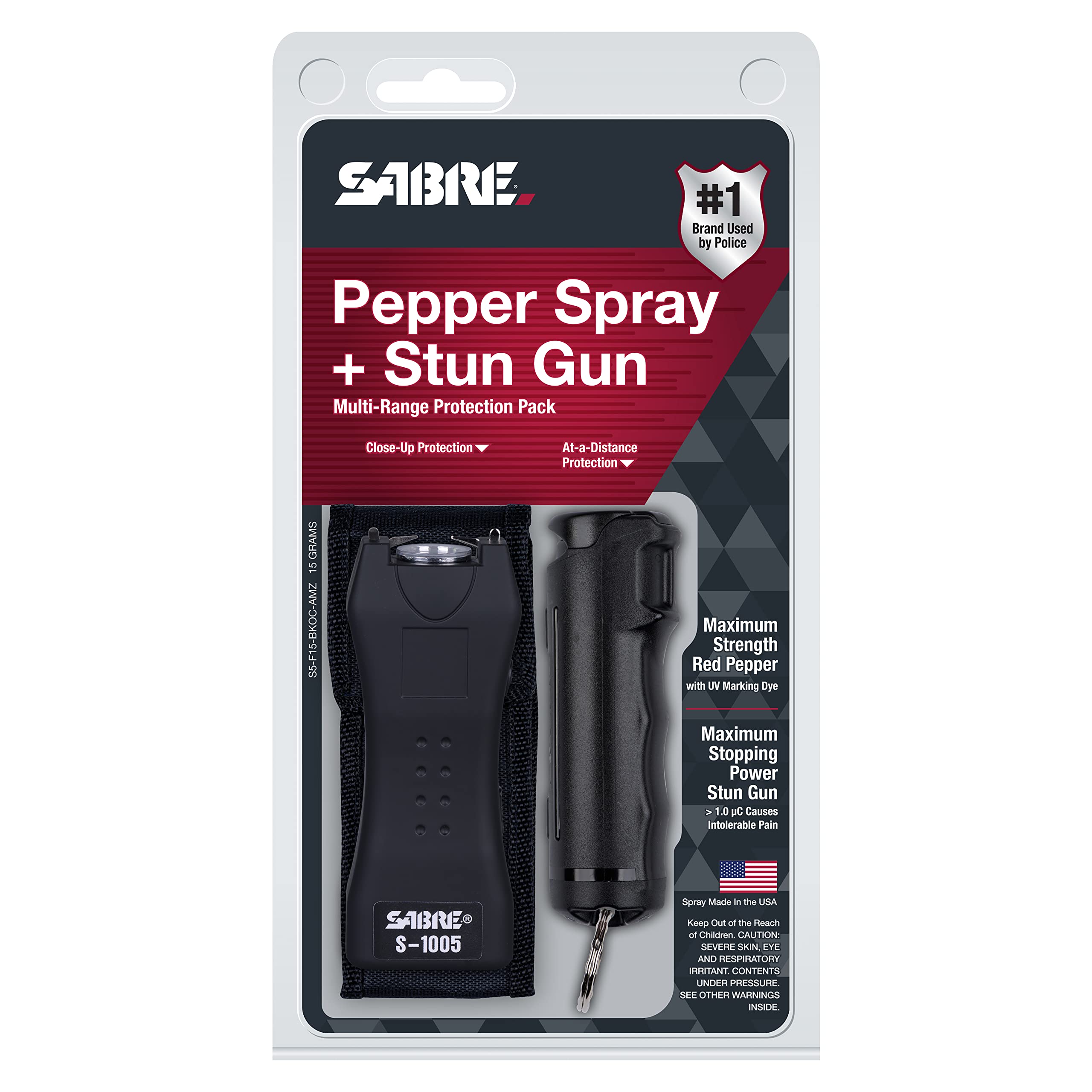 SABRE size comparison in hand demonstrating portable everyday carry