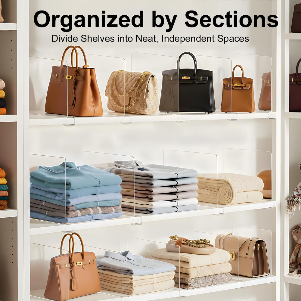Saccik divider non-slip base detail protecting shelf and preventing slips benefit