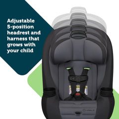 Safety 1st Ellaris adjustable 5-position headrest providing growing child neck support