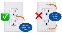 Safety Innovations installed on kitchen outlet illustrating safe use around appliances