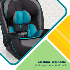 Safety 1st forward-facing mode with toddler, comfortable harness fit