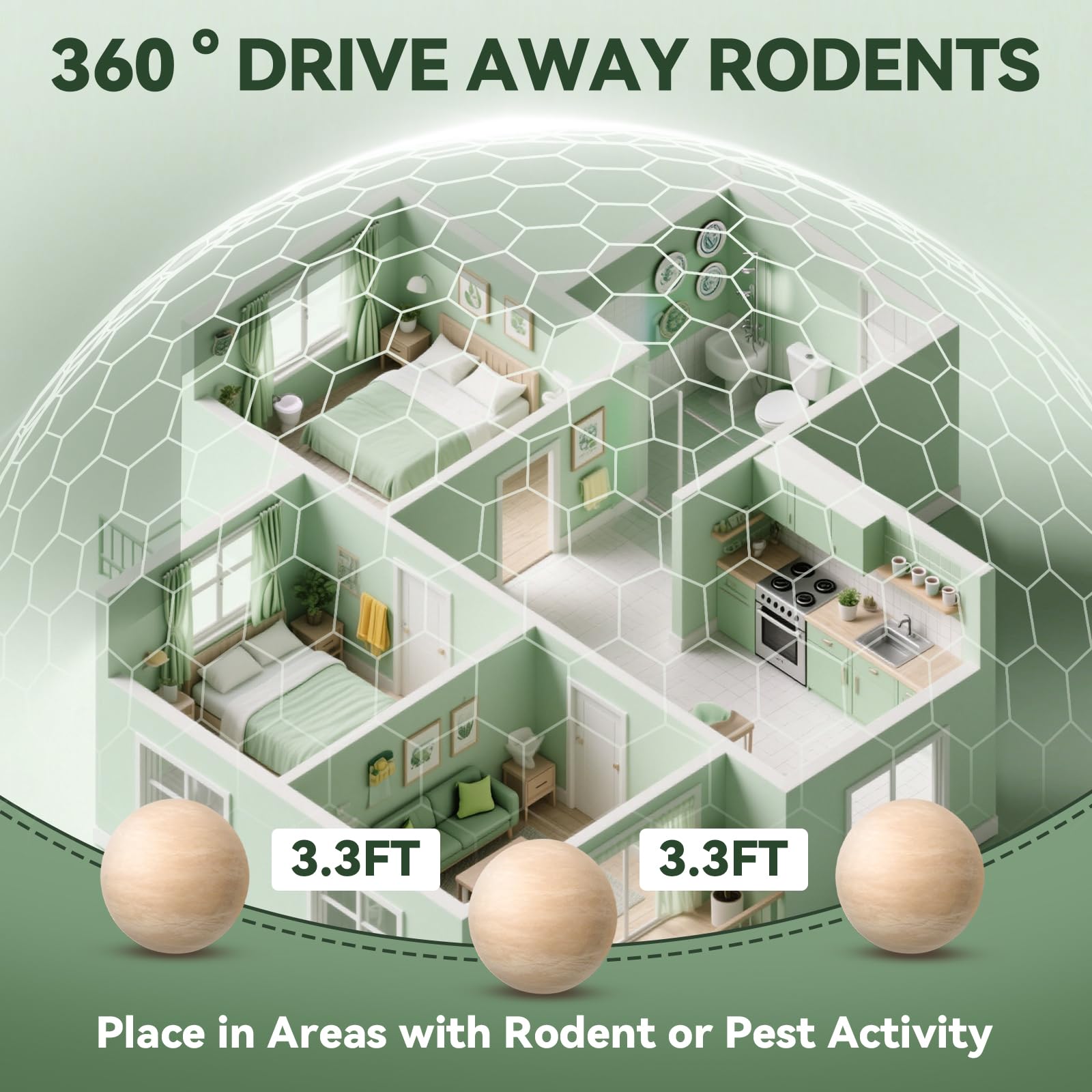SAHETO pouch positioned in garage offering long-lasting rodent deterrence