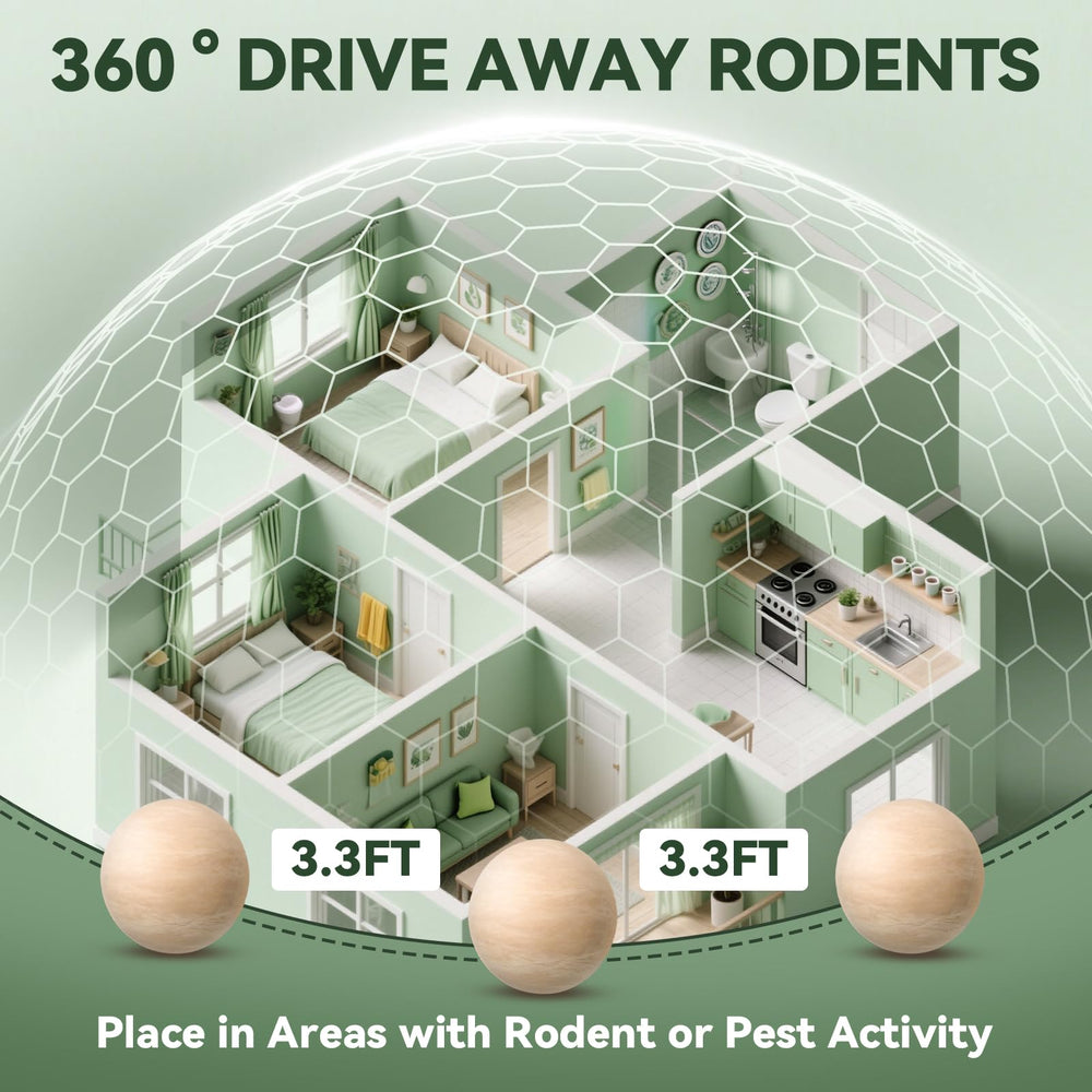 SAHETO pouch positioned in garage offering long-lasting rodent deterrence