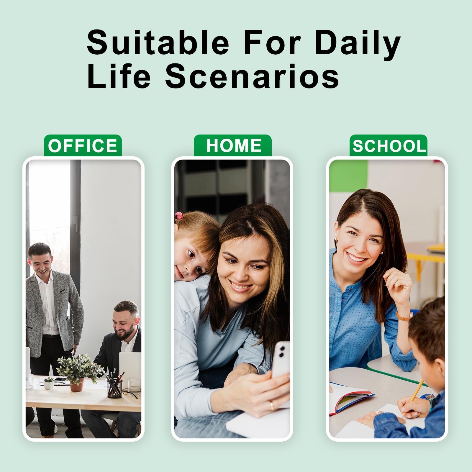SAILNER in a home office printer producing everyday reports and photos