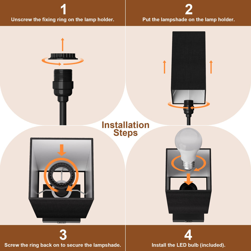 Sailstar lamp socket and bulb area ready for standard bulb installation