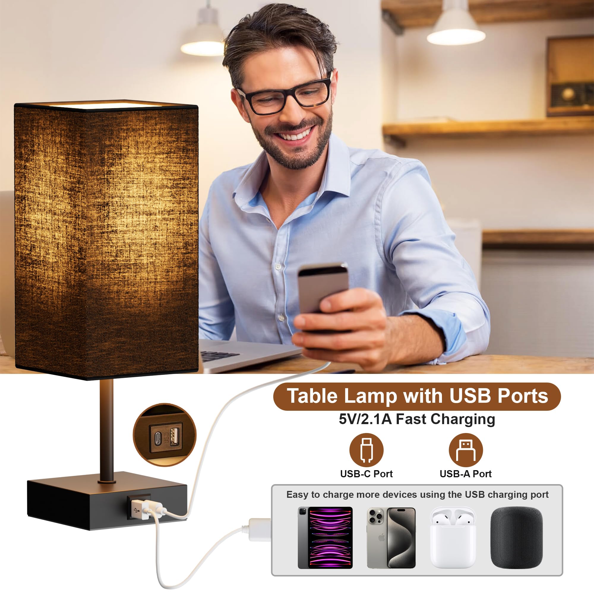Hand tapping Sailstar touch control to change brightness levels quickly