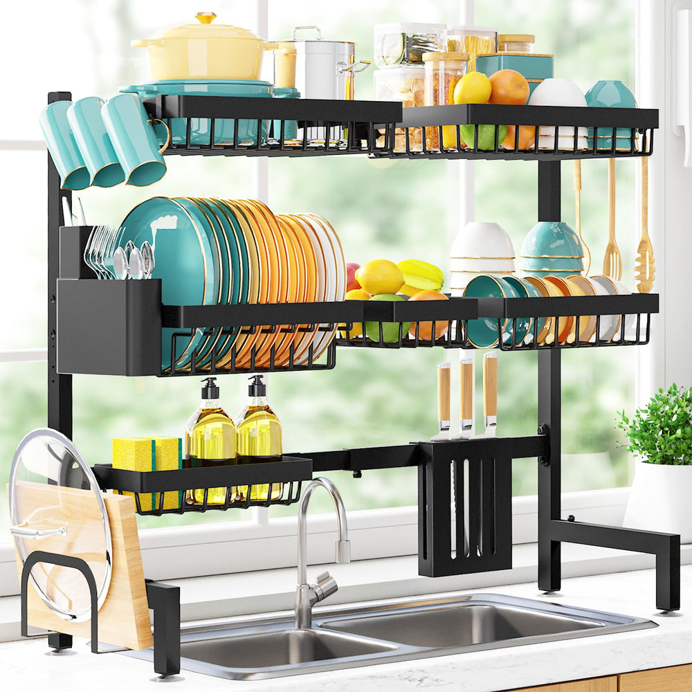 Sakugi front view full rack showing large capacity and organized drying